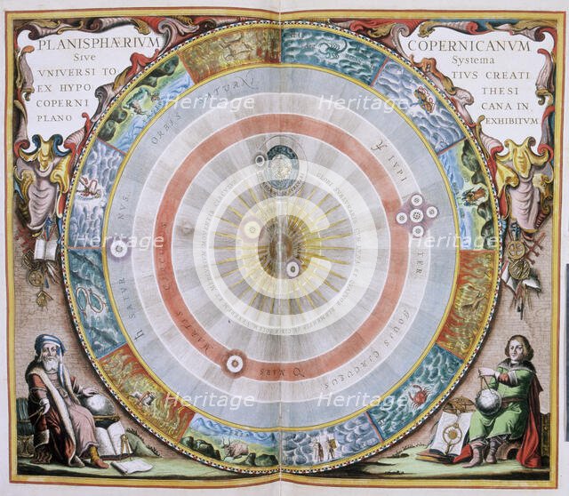 Haemisphaeri Graphicum Coeli Tiet, 1660. Creator: Andreas Cellarius.