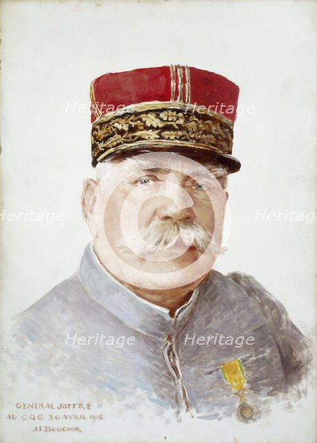Portrait of General Joseph Joffre (1852-1931), 1915. Creator: Unknown.