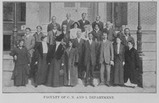 Faculty of C. N. and I. Department, 1915. Creator: Unknown.