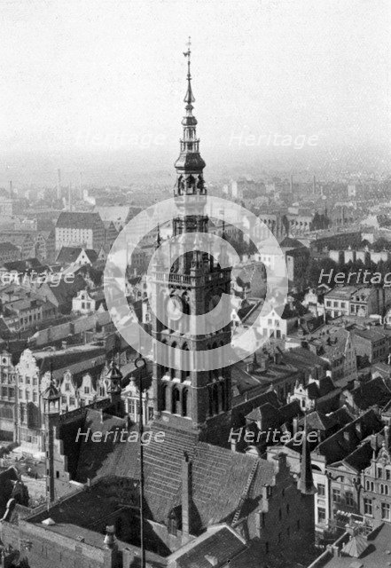 Marienkirche Church steeple, Germany, 1926. Artist: Unknown