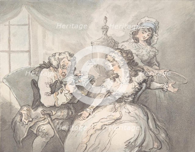 The Connoisseur, 1780-1800. Creator: Thomas Rowlandson.