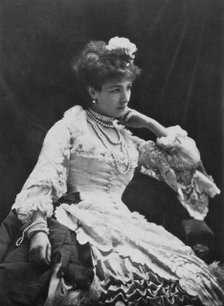 Sarah Bernhardt, French actress, c1865. Artist: Nadar