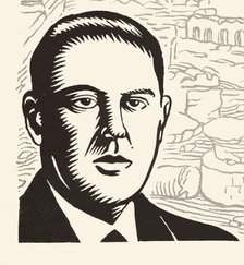 Pere Bosch Gimpera (1891-1974). Catalan historian and archaeologist. Drawing, 1934.