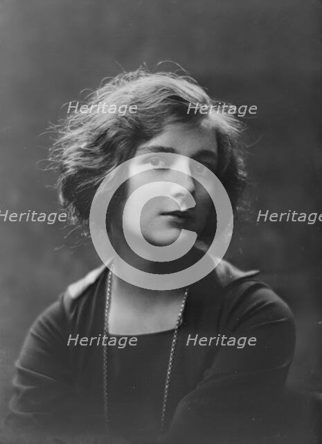 Miss Catherine Okie, portrait photograph, 1919 June 17. Creator: Arnold Genthe.