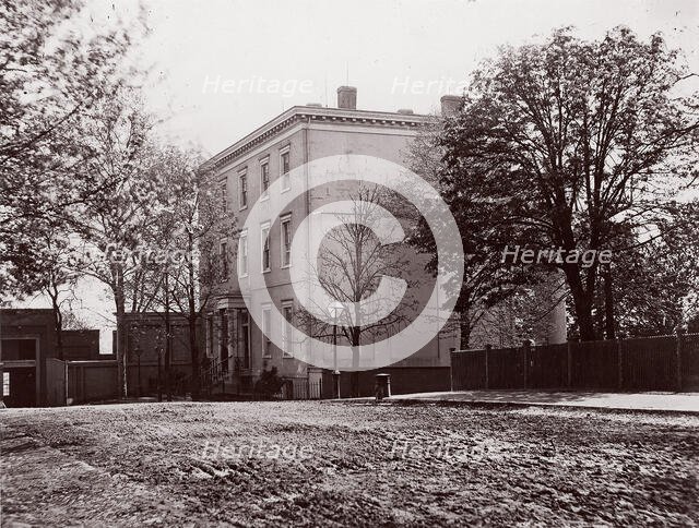Jeff. Davis House, Executive Mansion, C.S.A., Richmond, 1865. Creator: Alexander Gardner.