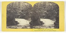 Enfield Creek, near Ithaca, N.Y. Cascade above Main Fall, near Lucifer's Kitchen, 1860/65. Creator: J. C. Burritt.