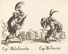 Cap. Mala Gamba and Cap. Bellavita. Creator: Unknown.