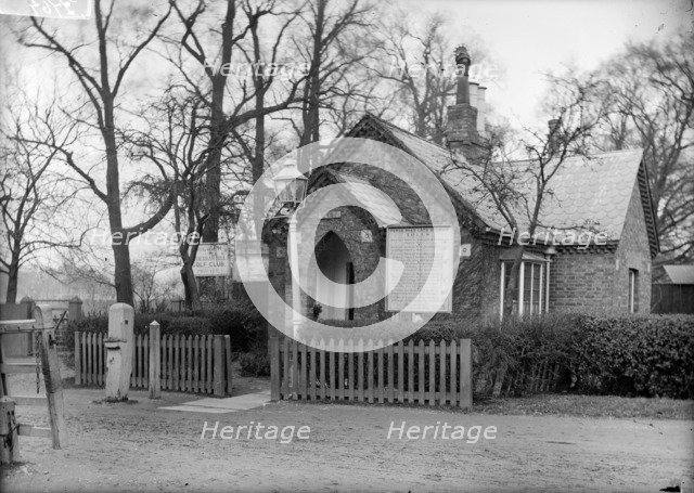 Exterior of the Old Toll Gate, Dulwich, London. Artist: Unknown