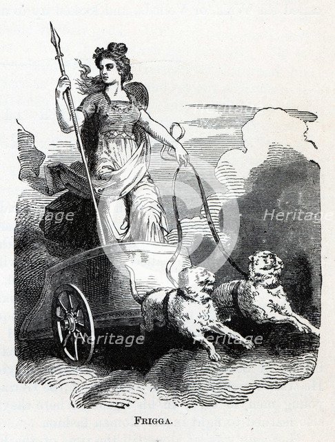 Frigga, 1882. Artist: Anonymous  