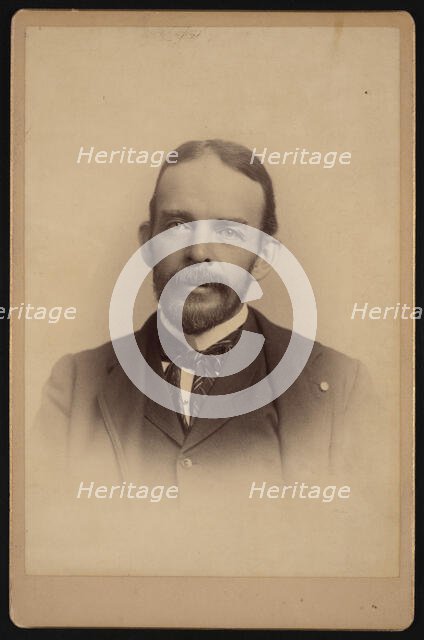 Portrait of George Brown Goode (1851-1896), Before 1896. Creator: United States National Museum Photographic Laboratory.