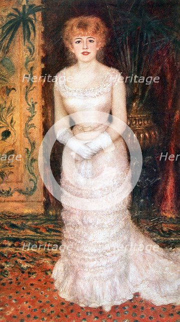 'Portrait of the Actress Jeanne Samary', 1878. Artist: Pierre-Auguste Renoir