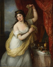 Portrait of a Women at Her Toilet, 1795. Creator: Kauffmann, Angelika (1741-1807).