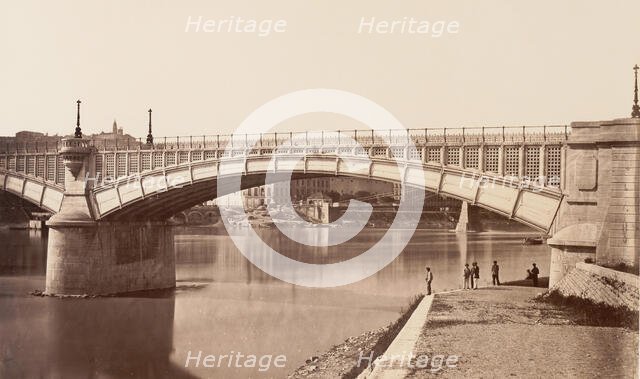 Lyon, Viaduc du Rhône, ca. 1861. Creator: Edouard Baldus.