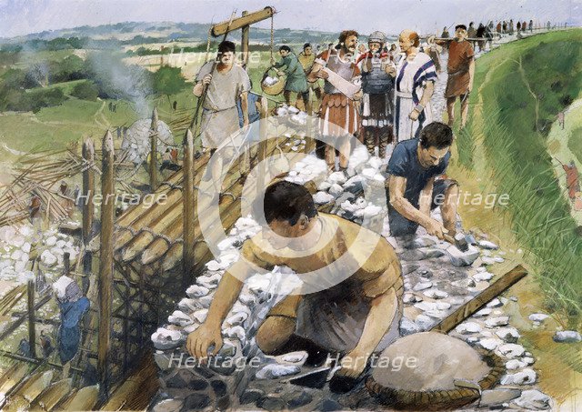 Silchester Roman City Walls, c2nd century, (1990-2010).  Artist: Ivan Lapper.