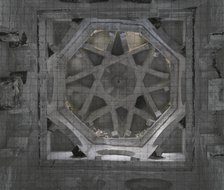 Central vault (Qubba), Cristo de la Luz Shrine, Toledo, Castile-La Mancha, Spain, 2022.  Creator: LTL.