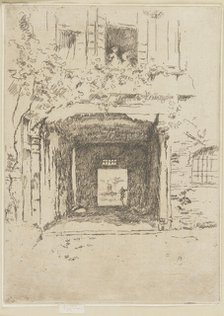 Doorway and Vine, 1879-1880. Creator: James Abbott McNeill Whistler.