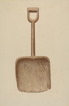 Wooden Shovel, c. 1938. Creator: Albert Ryder.