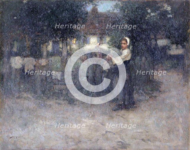 An important task, 1907. Creator: William Lee-Hankey.