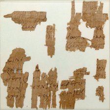 Papyri Fragments of a Letter to Epiphanius, Coptic, 7th century. Creator: Unknown.