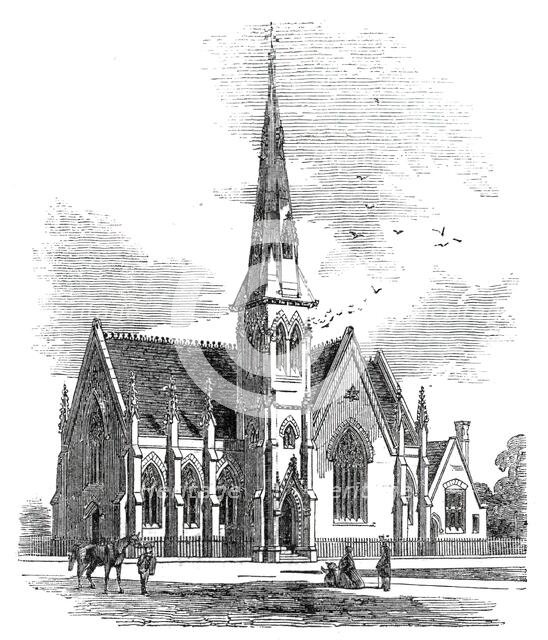 Chelsea new congregational church, Markham-Square, 1860. Creator: Unknown.