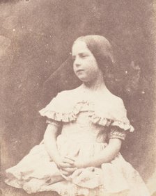 [The Photographer's Daughter], ca. 1842. Creator: William Henry Fox Talbot.