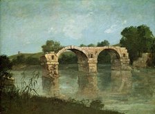 Le Pont d'Ambrussum, 1857.