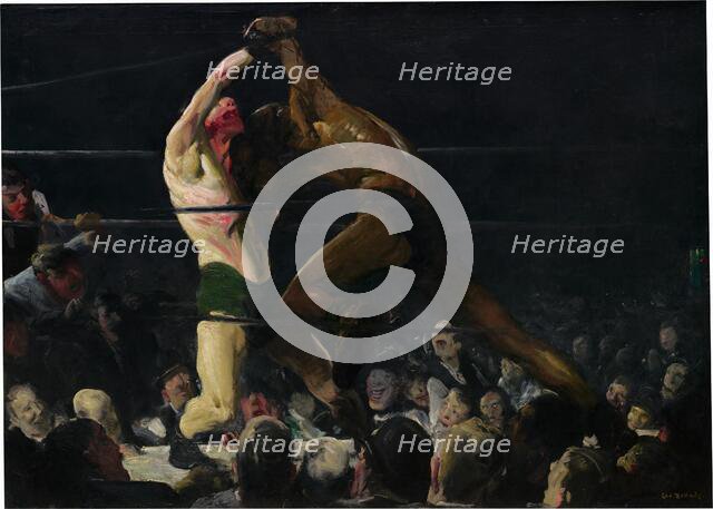 Both Members of This Club, 1909. Creator: George Wesley Bellows.