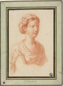 Bust of Woman with Turban, n.d. Creator: Francois Lemoyne.