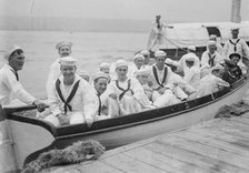 Naval Militia ready to embark, between c1910 and c1915. Creator: Bain News Service.