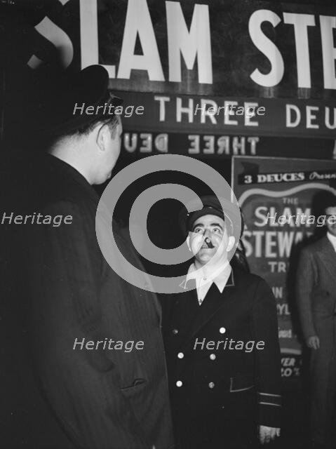 Portrait of Gilbert J. Pinkus, Three Deuces, New York, N.Y., ca. Nov. 1946 Creator: William Paul Gottlieb.