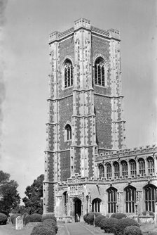 The Church of St Peter and St Paul, Lavenham, Suffolk, c1965-c1969. Artist: Laurence Goldman