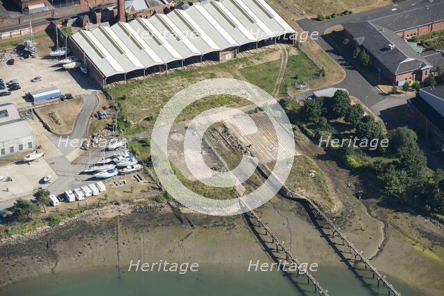 Gunboat Traverser System, Haslar Gunboat Yard, Gosport, Hampshire, 2018. Creator: Historic England.