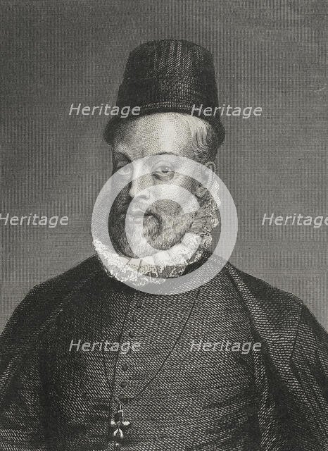 Philip II, (1527-1598), King of Spain (1556-1598), 1856.  Creator: Charles Geoffroy.