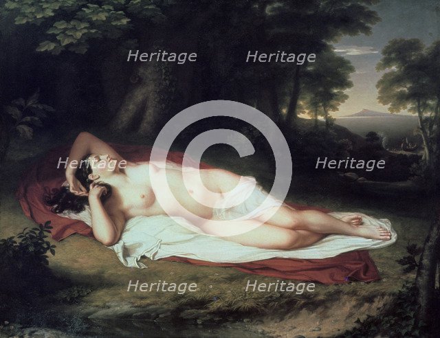 'Ariadne Asleep on the Island of Naxos', 1809-1814. Artist: John Vanderlyn