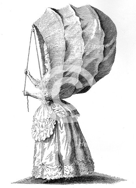 'Miss Calash' drawn by Miss Calash, 1778.Artist: Miss Calash