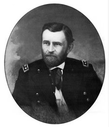 Ulysses S Grant, 18th President of the United States, (early 20th century).Artist: William Cogswell