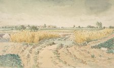 Wheatfields, 1865. Creator: Theodore Rousseau.