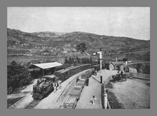 Ffestiniog Railway: Tan-Y-Bwlch Station, c1900. Artist: Carl Norman.