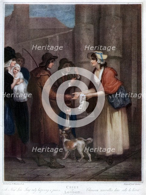 'A New Love Song, Only Ha'penny a Piece', 1796, (1929). Artist: Anthony Cardon