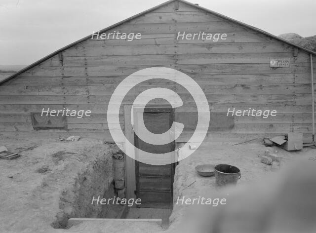 Home of Free family who had lived in Beaver..., Dead Ox Flat, Malheur County, Oregon, 1939 Creator: Dorothea Lange.