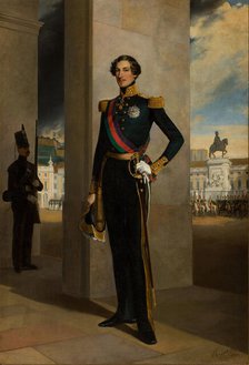 Portrait of King Ferdinand II of Portugal (1816-1885), 1845. Creator: Krumholz, Ferdinand (1810-1878).