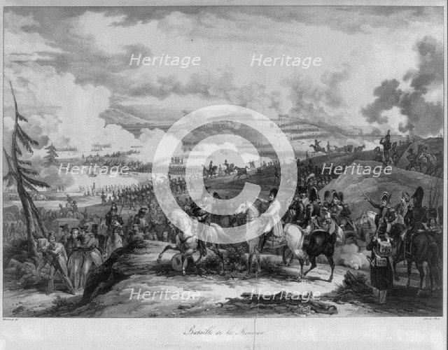 The Battle of Borodino. Artist: Martinet, Pierre (1781-?)