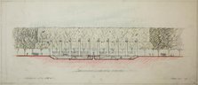 Potomac Round Point, Washington D.C., Section Sketch, 1909. Creator: Daniel Burnham.