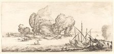 The Large Rock, probably c. 1630. Creator: Jacques Callot.