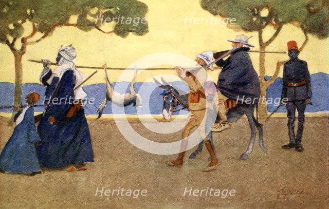 'Big Game Hunters', 1908.  Artist: Lance Thackeray