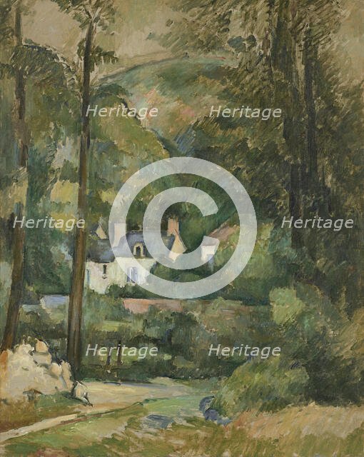 Maisons au Chou, à Pontoise, c1881. Creator: Cézanne, Paul (1839-1906).