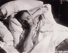 Egon Schiele on his Deathbed, 1918. Creator: Fein, Martha (active ca 1918).