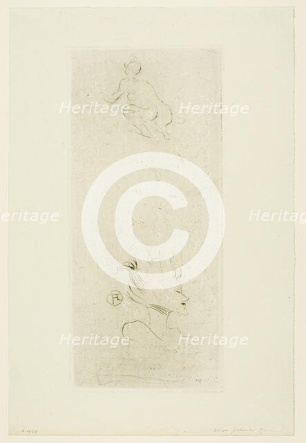 Cover for La Tribu d'Isidore, 1897. Creator: Henri de Toulouse-Lautrec.