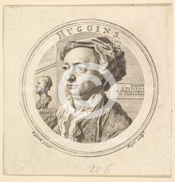 Portrait of William Huggins, translator of Ariosto, 1760. Creator: Thomas Major.