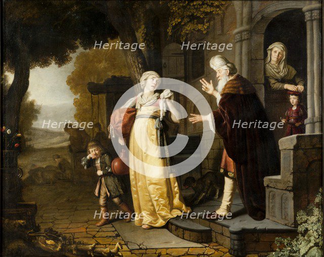'The dismissal of Hagar', 1639-1676. Artist: Jan Victors